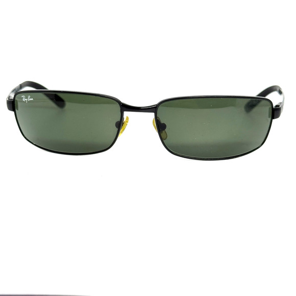 Ray-Ban RB3194 006 Sunglasses FRAMES ONLY Black Wrap 59-17 Italy 19620 - Picture 1 of 7